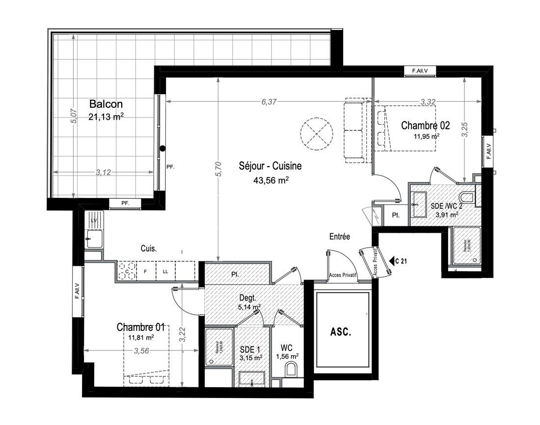 Apartment in Juan les Pins-Gallice, Antibes, France 4 - 17237381