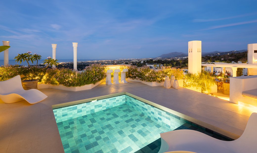 Image result for 4 Bed Penthouse With Private Pool And Sea In Golden Mile, Andalusia ...