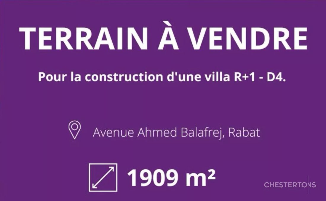 Terrain à Rabat, Rabat-Salé-Kénitra, Maroc 1 - 17240028