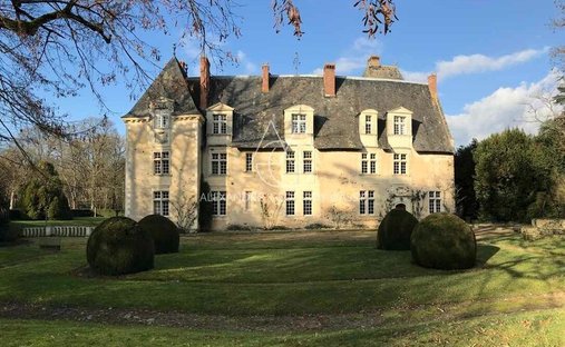 Castillo en Angers, Países del Loira, Francia 1
