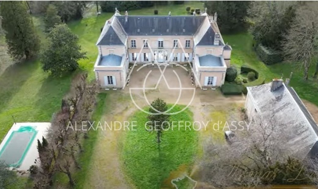 19th Century Castle For Sale In Vienne, 2 Hours From Paris.