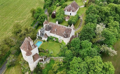 Castle in La Roche-Posay, Nouvelle-Aquitaine, France 1