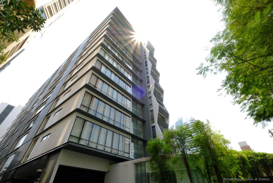 Asoke Landmark Living: Oversized 3BR at Domus, Near Benjakitti Park
