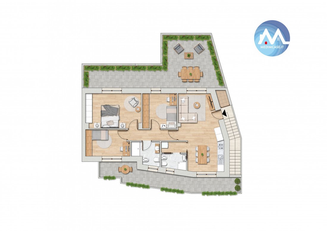Apartment in Villa San Martino - Miralfiore, Pesaro, Marche 2 - 17255969