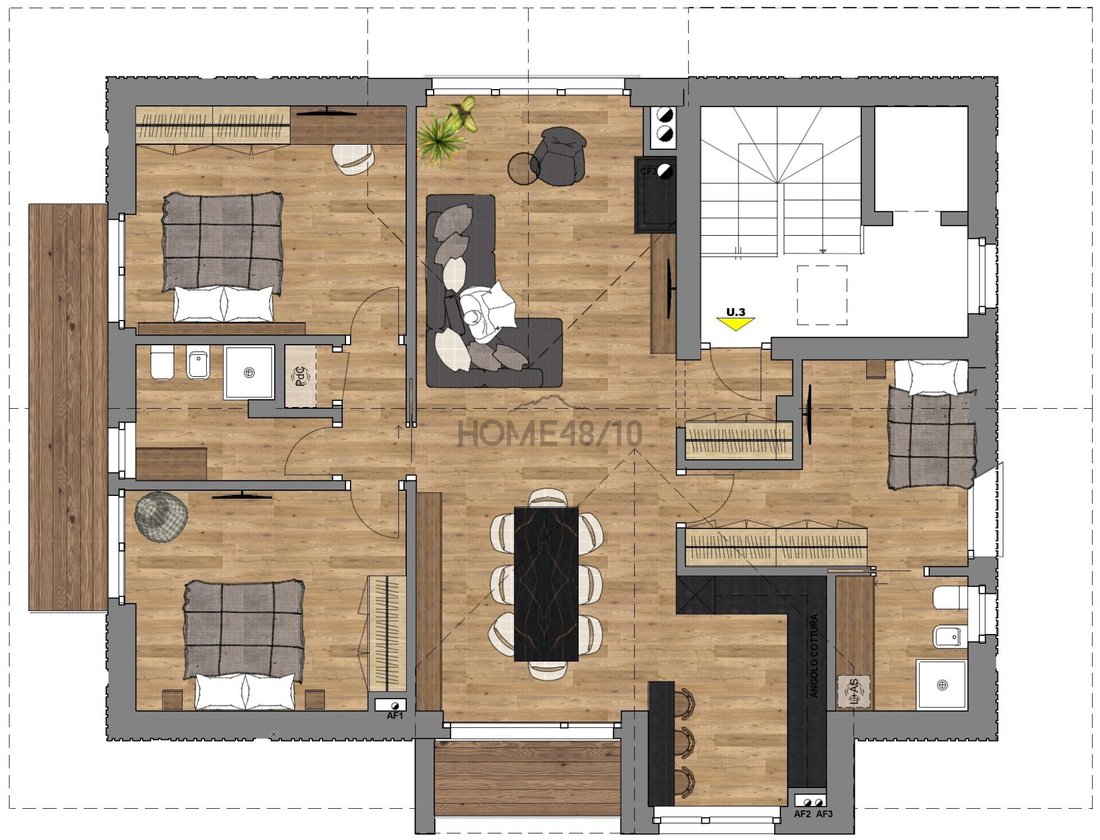 Apartment in Courmayeur, Aosta Valley / Vallée d'Aoste, Italy 4 - 17267401