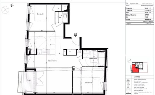 Wohnung in La Guillotière Sud, Lyon 7e Arrondissement, Lyon 1