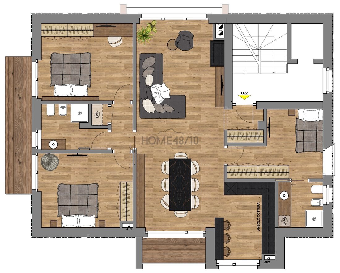 Apartment in Courmayeur, Aosta Valley / Vallée d'Aoste, Italy 4 - 17267396