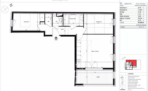 Apartment in La Guillotière Sud, Lyon 7e Arrondissement, Lyon 1