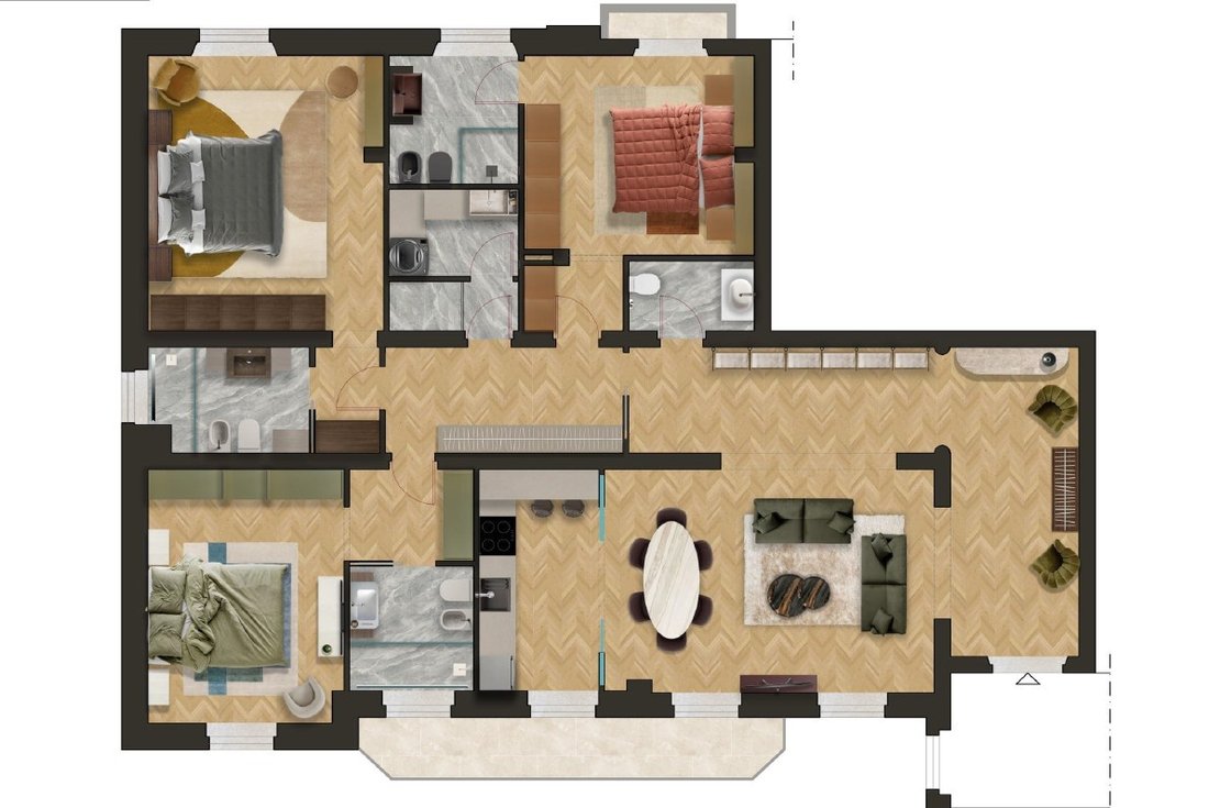 Apartment in Center, Florence, Tuscany 1 - 17267433