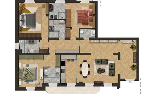 Apartamento en Centro, Florencia, Toscana 1