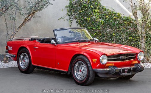 Triumph TR6 in Los angeles, ca 1