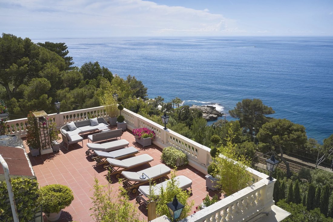 Stunning Sea View Property In Cap D'ail, Provence Alpes Côte D'azur ...