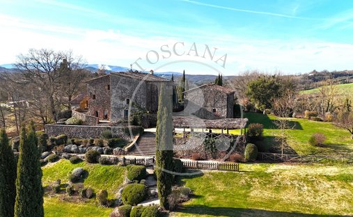 Villa a Chiusdino, Toscana, Italia 1