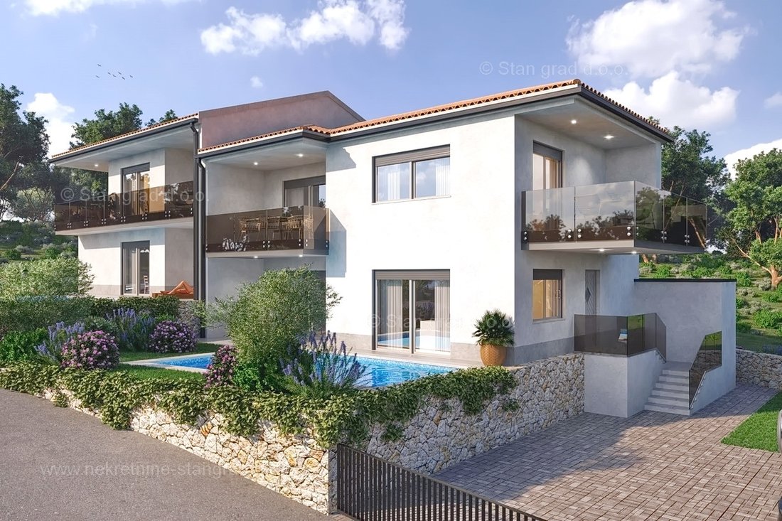 Apartment in Vrbnik, Primorje-Gorski Kotar County, Croatia 1 - 17291803