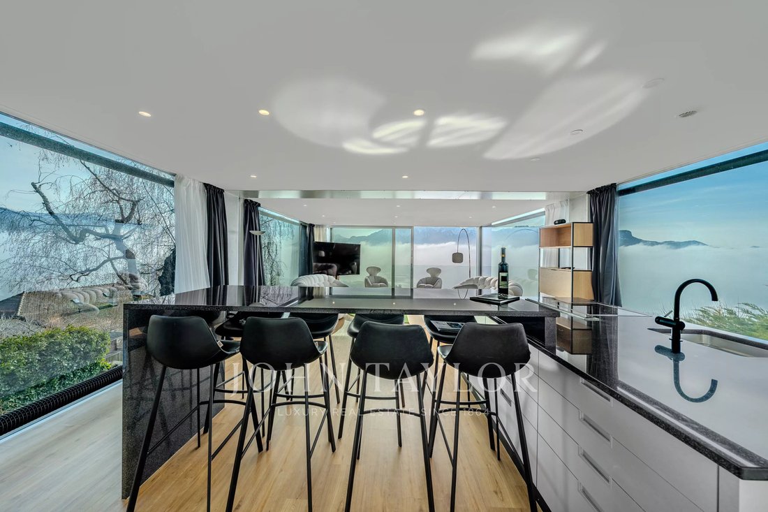 Architect Designed Villa With Lake & Alps Panorama