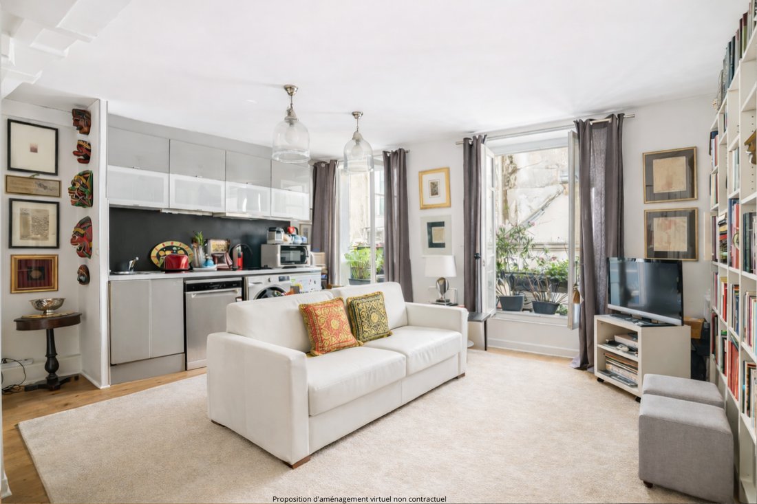 Apartment in Saint Gervais, Paris 4e Arrondissement, Paris 1 - 16172299