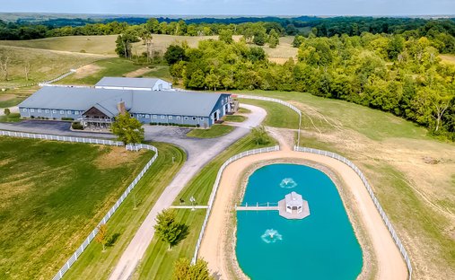 Corps de ferme à Lawrenceburg, Kentucky, États-Unis 1