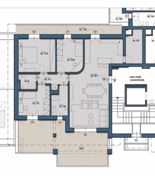 Penthouse in Hospital Zone, Empoli, Tuscany 4 - 17294445