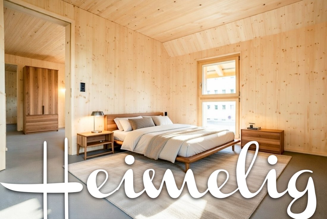 Neubau: Charmanter 5.5 Zimmer ökobau Mit Waldanstoss