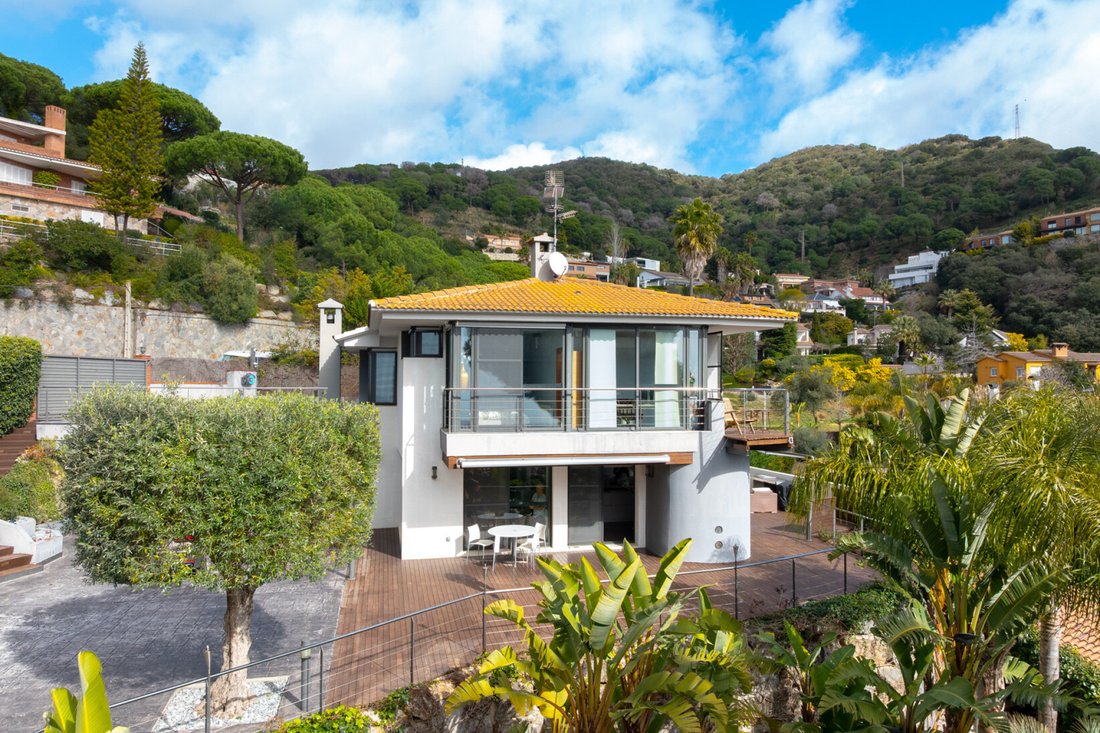 Exclusive House With Panoramic Ocean And Mountain In Cabrils, Catalonia ...
