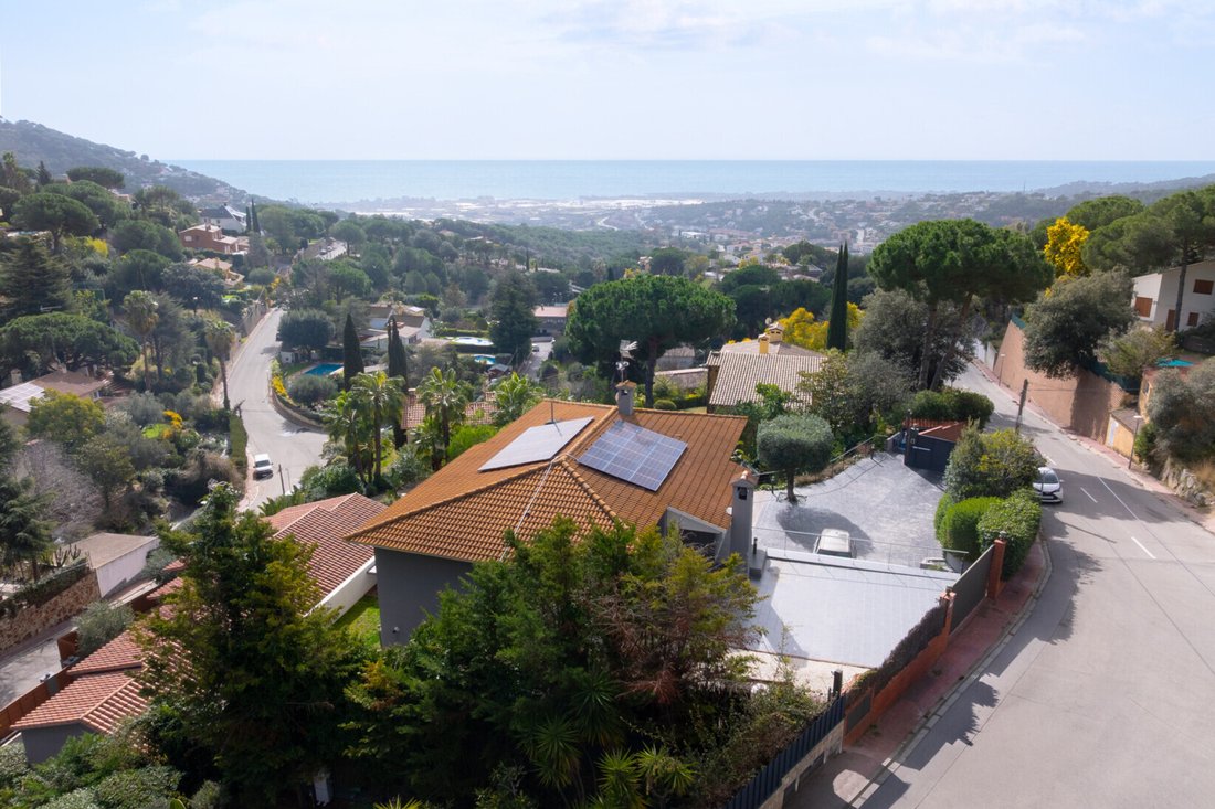 Exclusive House With Panoramic Ocean And Mountain In Cabrils, Catalonia ...