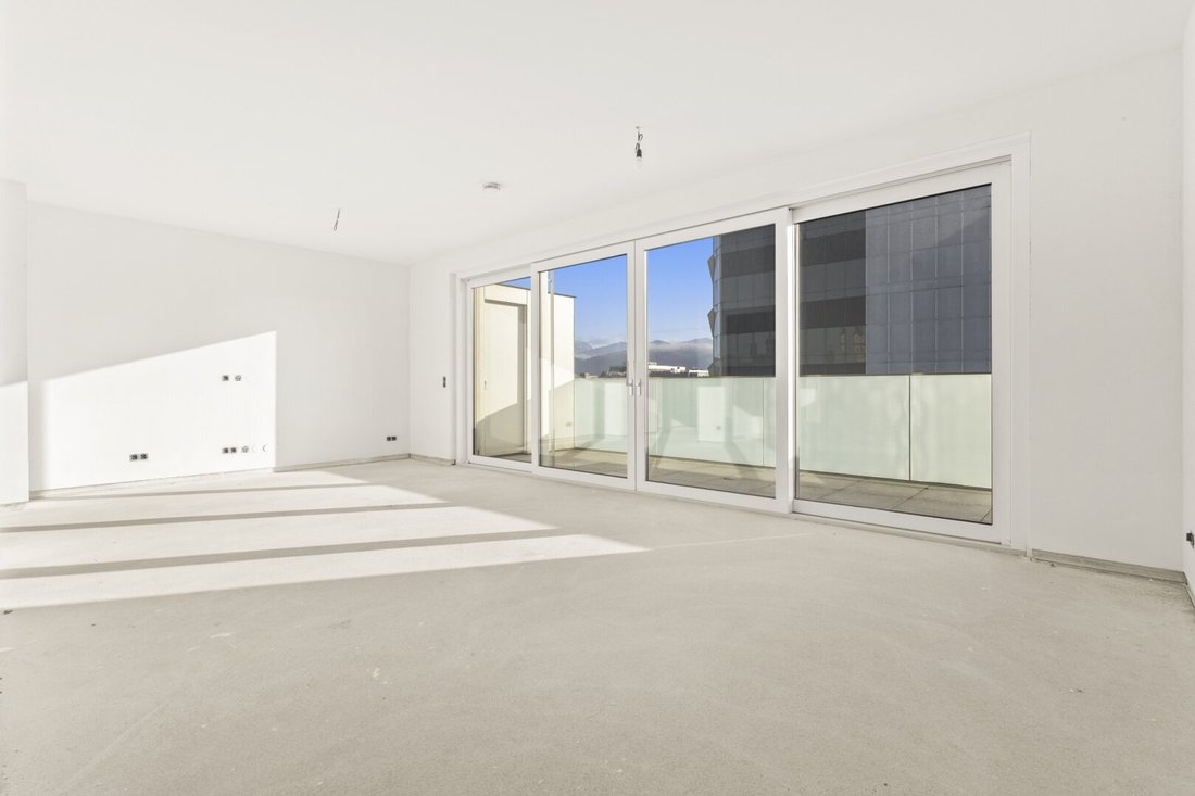 Neubau: 4 Zimmer Penthouse Maisonette Traum Am Klagenfurter Benediktinermarkt über Zwei Etagen!