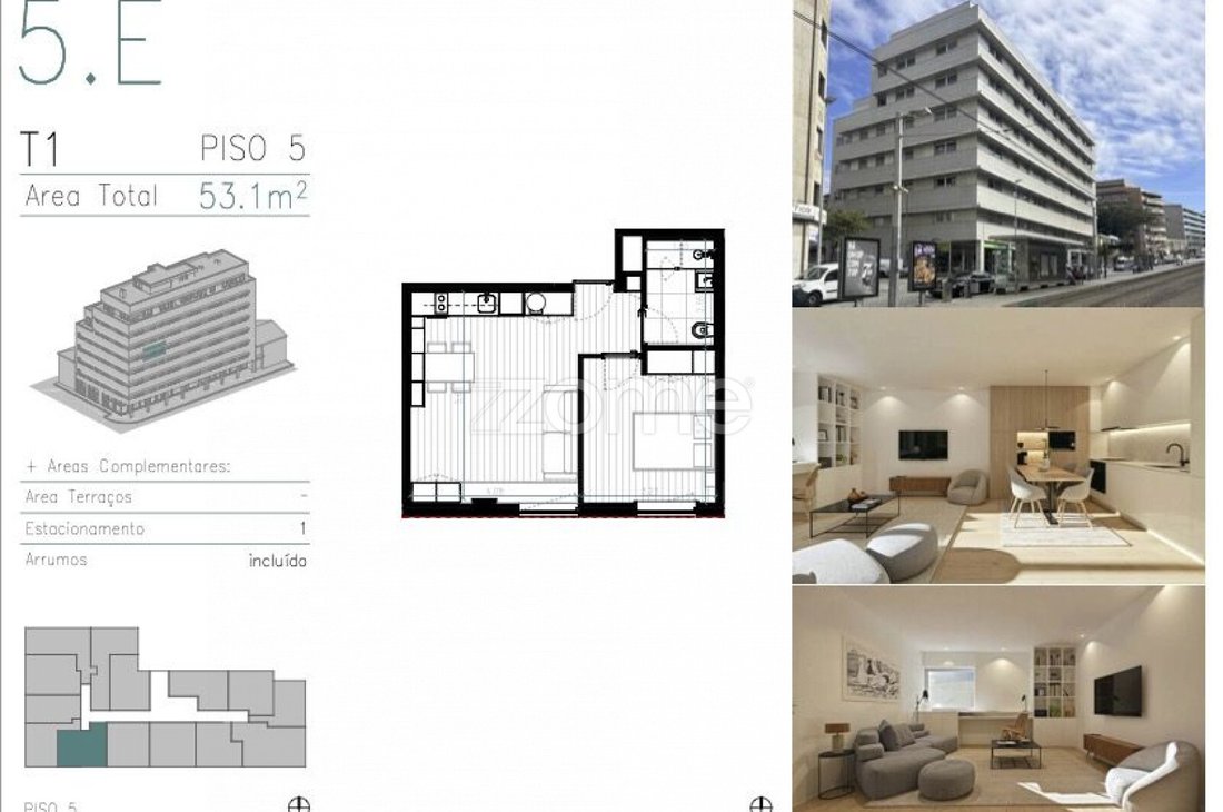 Wohnung in Matosinhos und Leca da Palmeira, Distrikt Porto, Portugal 1 - 17328167