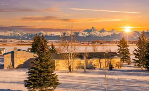 Corps de ferme à Tetonia, Idaho, États-Unis 1