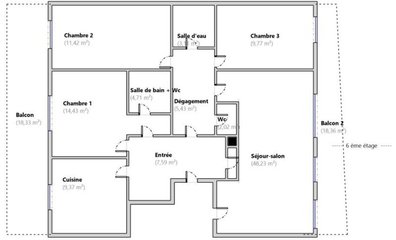 Apartment in Suresnes, Ile-de-France, France 5 - 17334356