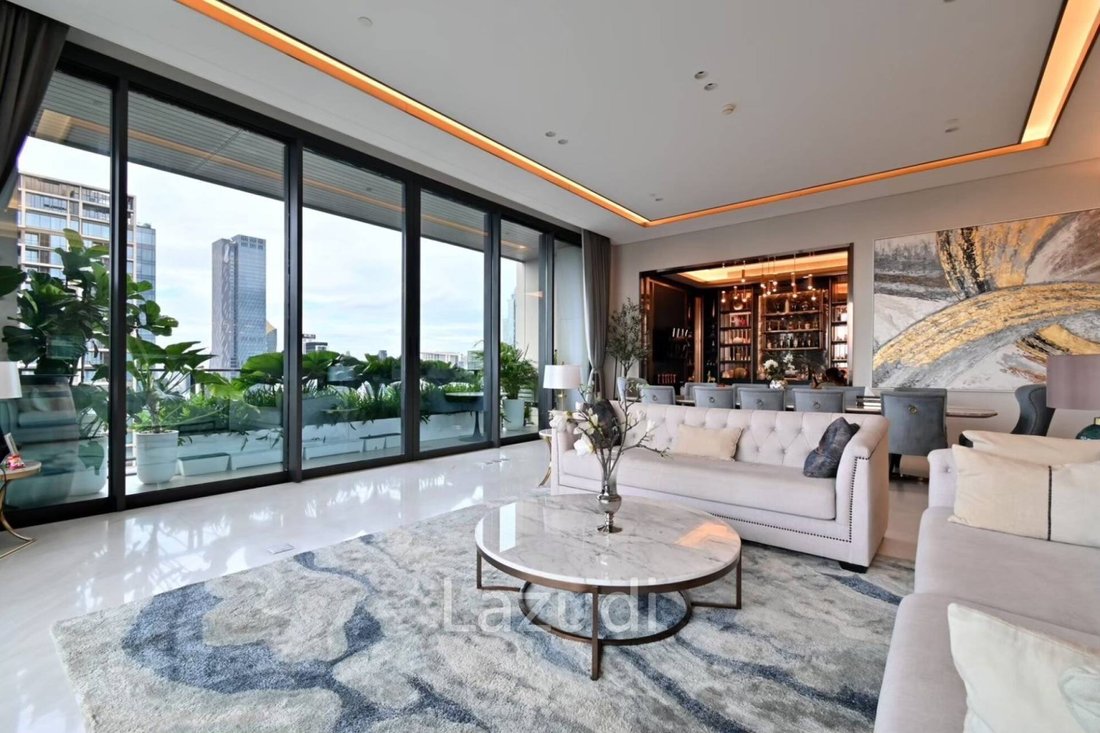 Luxury 3-Bedroom Condo with Panoramic Bangkok Views for Sale and Rent in Lumpini