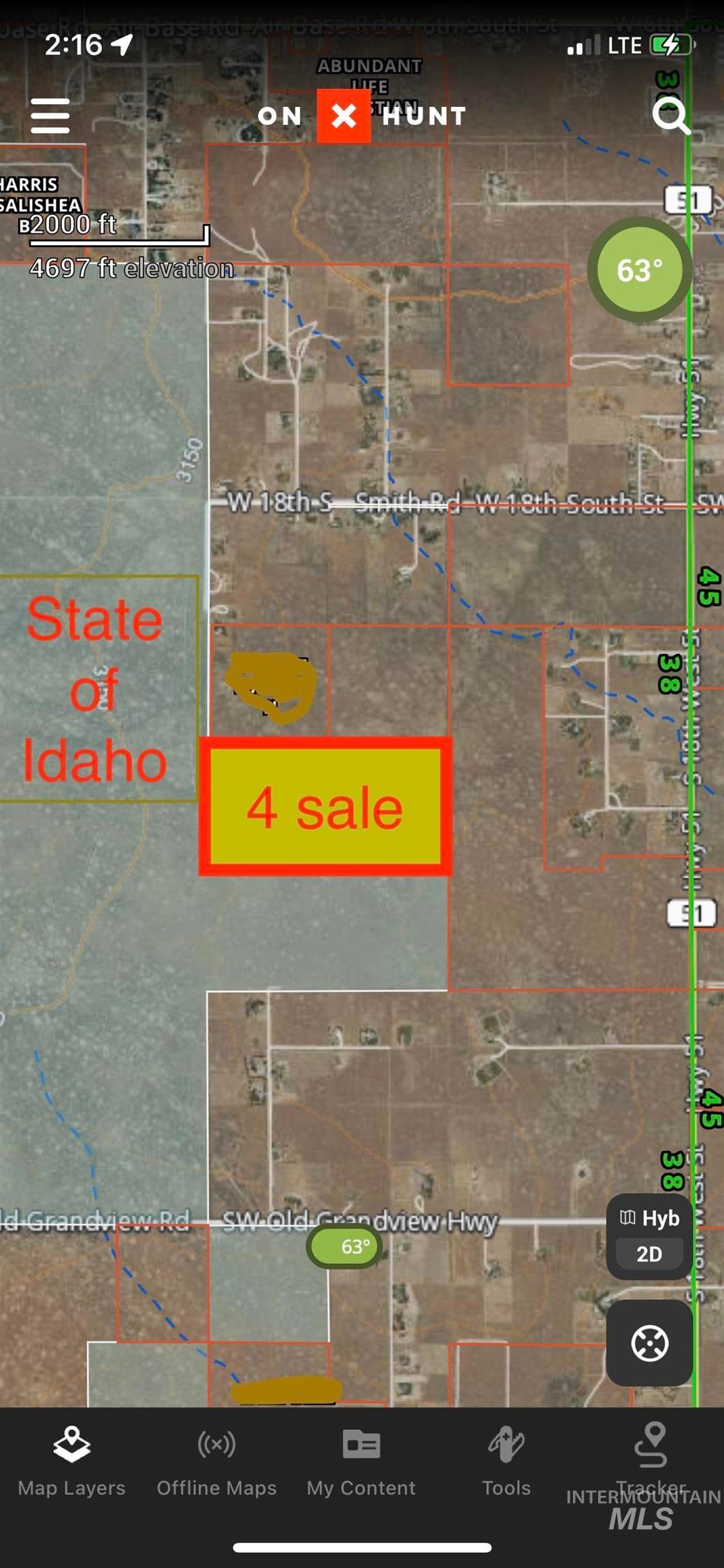 Land in Mountain Home, Idaho, United States 1 - 17336772