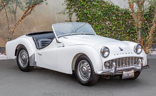 Triumph TR3 in Los angeles, ca 1