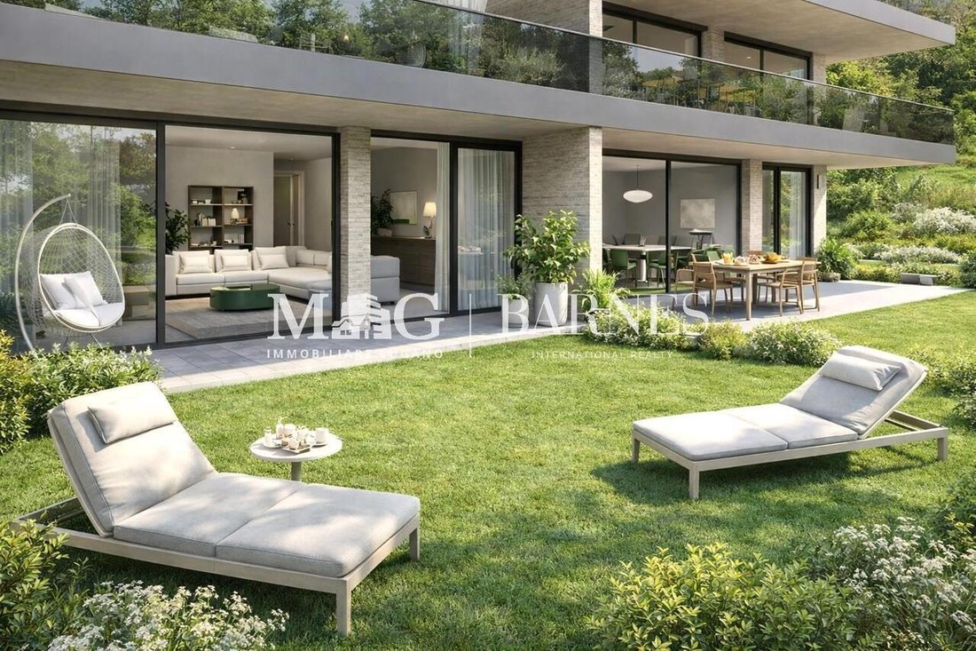 Lugano, Pregassona: New 3.5 Rooms With Private Garden