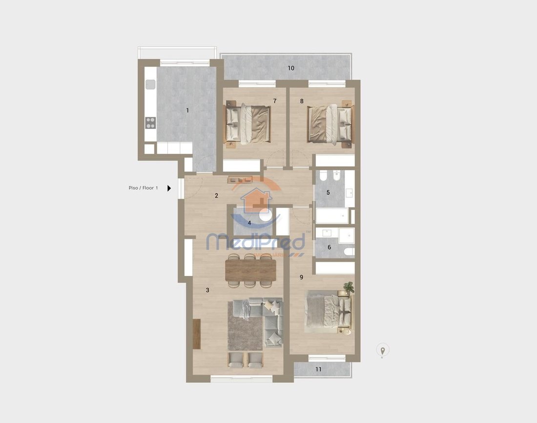 Apartment in Montijo e Afonsoeiro, Setubal, Portugal 3 - 17340071