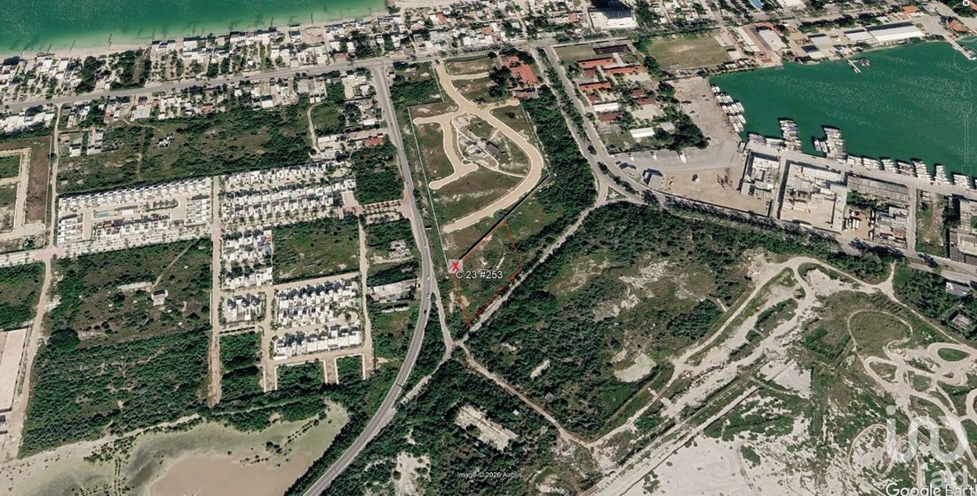 Terrain en Chelem, Yucatán, Mexique 2 - 17348546