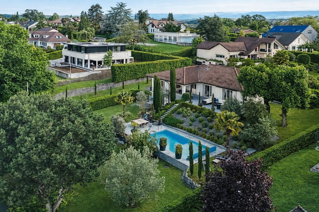 Swiss Luxury Homes Presents Elegant Villa With Pool And Landscaped Estate Near Lausanne, Lake Geneva