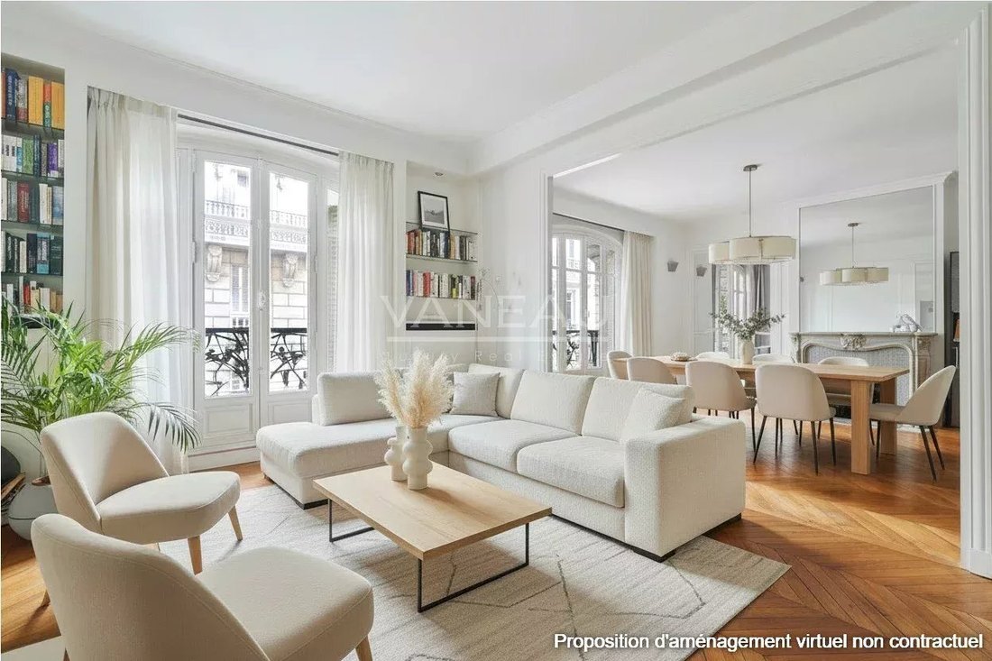 Apartment in Auteuil Nord, Paris 16e Arrondissement, Paris 3 - 16392112