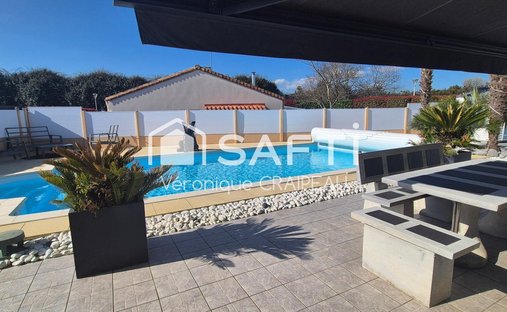 An Elegant, 19th Century Chateau And Its Outbuildings In Vendee's Lowland Bocage Countryside On