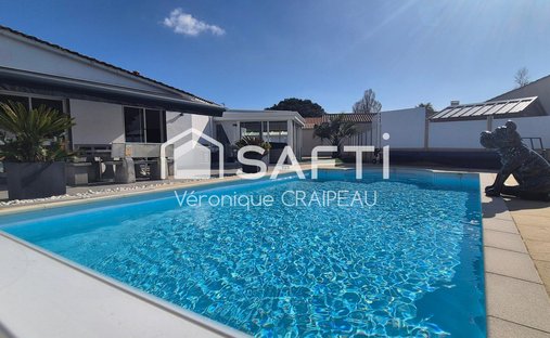 An Elegant, 19th Century Chateau And Its Outbuildings In Vendee's Lowland Bocage Countryside On