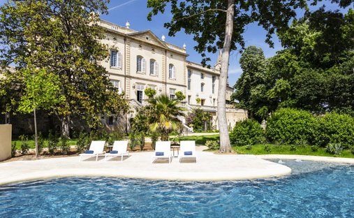 Castle in Uzès, Occitania, France 1
