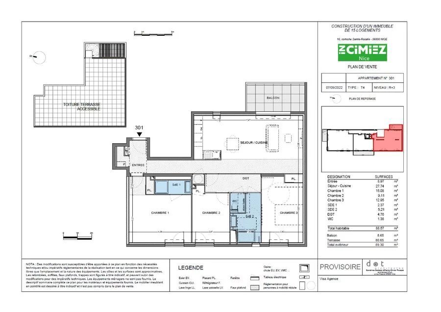 Apartment in Cimiez, Nice, France 4 - 15394048