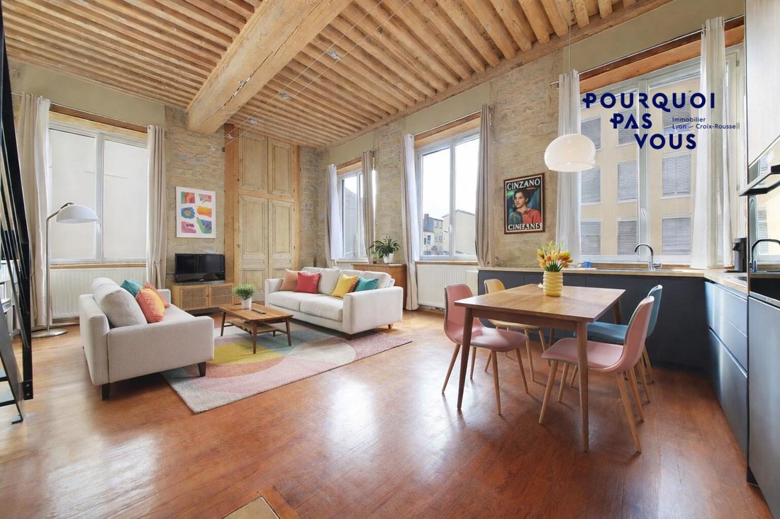 Apartment in Croix Rousse-Gros Caillou, Lyon 4e Arrondissement, Lyon 1 - 16692110