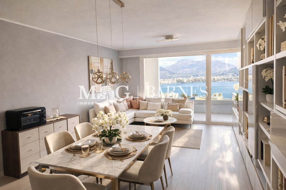 Lugano, Paradiso: 3.5 Room Renovated Apartment With Lake View