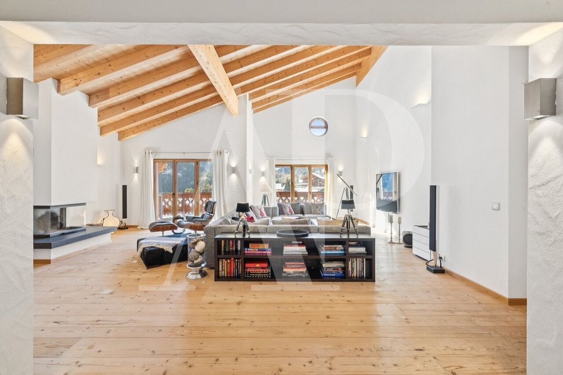 Exceptional Alpine Chic Penthouse In The Heart Of Champéry