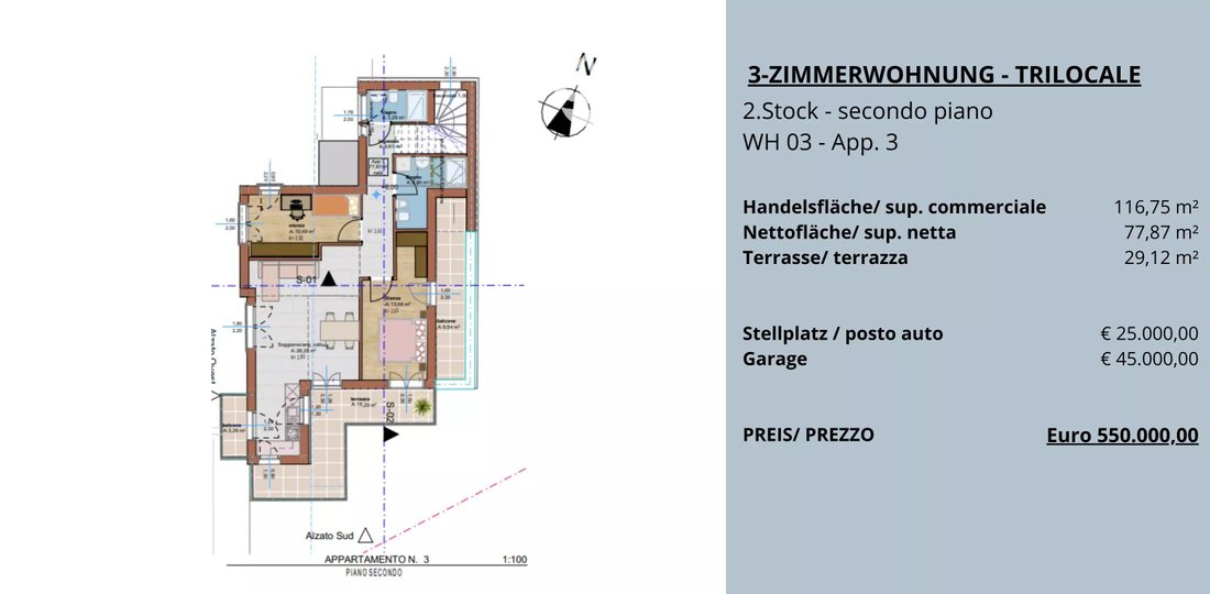 Apartment in Laives / Leifers, Trentino – Alto Adige/Südtirol, Italy 3 - 15485449