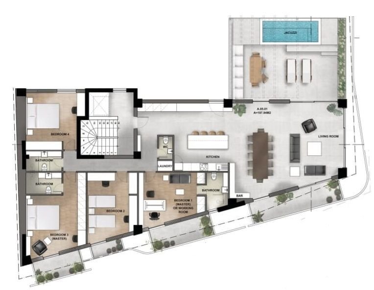 Apartment in Zografos, Attica, Greece 3 - 17386430