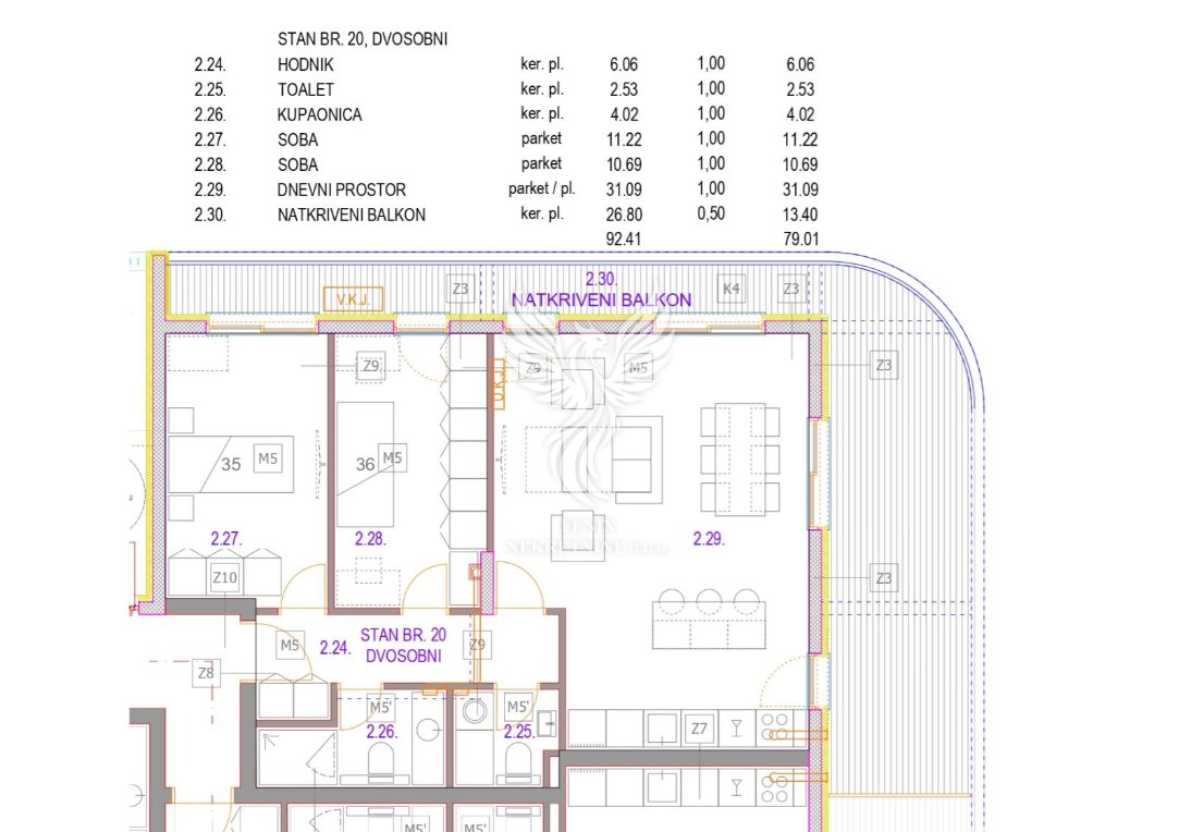 Apartamento en Žnjan, Split, Split-Dalmacia 2 - 17391555