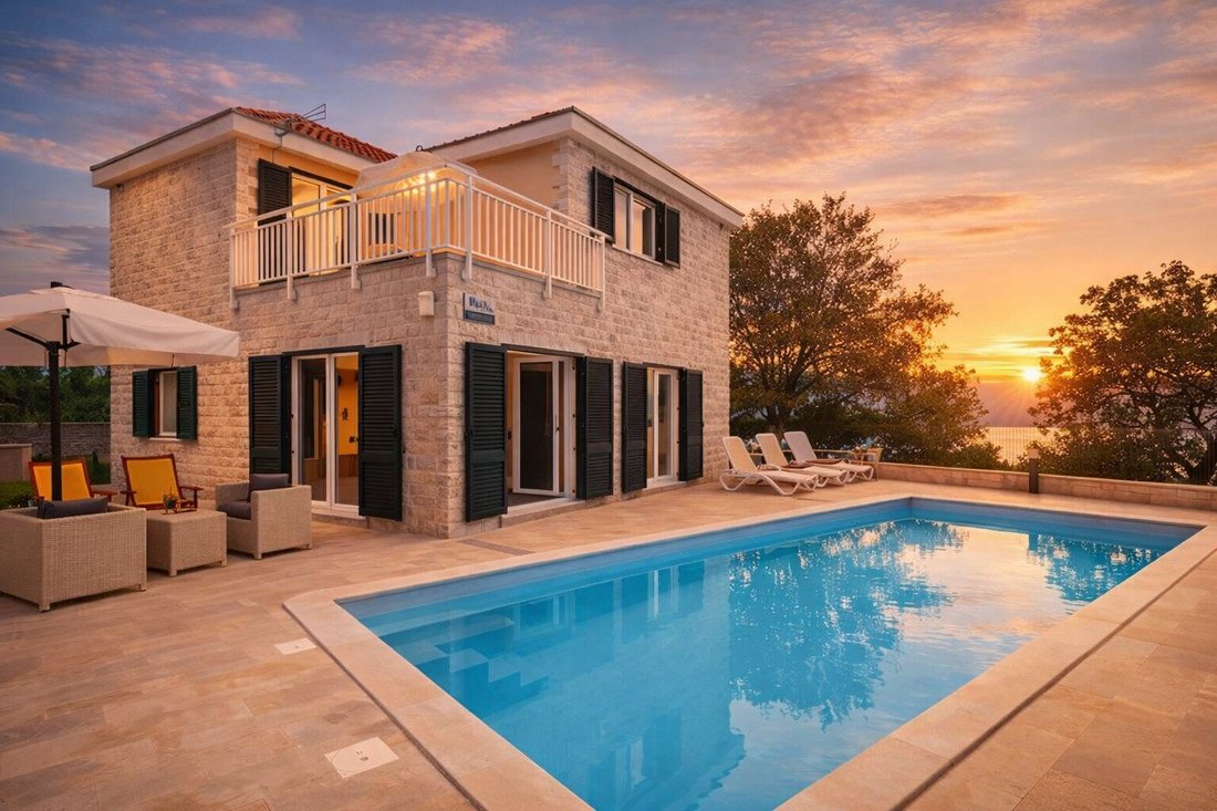 Villa in Skrip, Split-Dalmatia County, Croatia 1 - 17394943