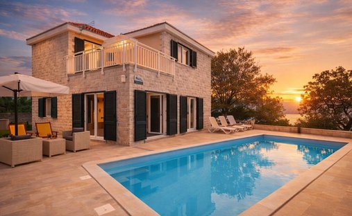 Villa a Škrip, Regione spalatino-dalmata, Croazia 1