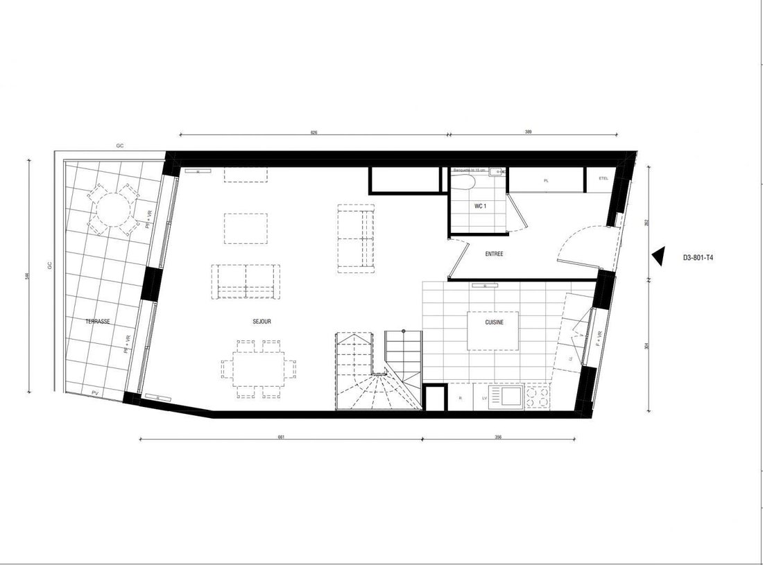 Apartment in Amiraux-Simplon-Poissonniers, Paris 18e Arrondissement, Paris 1 - 16674035